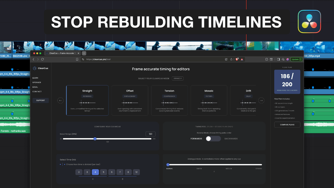 Edit built in real time