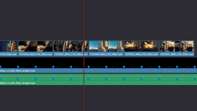 ClearCue in a video editing timeline